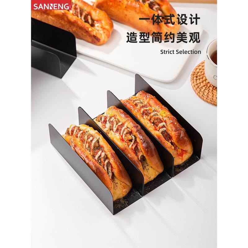 三能德式猪扒包模具U型热狗猪排蔓越莓饼干模不沾法棍面包家烘焙