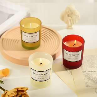 香薰蜡烛小众高级DIY香氛大豆蜡情调低温滴蜡生日礼物礼品送礼盒