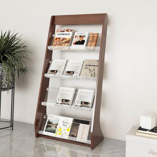 资料架宣传册展示架彩页展架落地报纸报刊杂志置物架书刊书报架