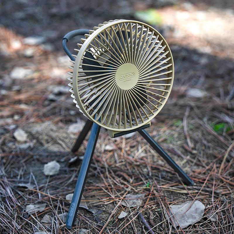韩国CARGO大号风扇户外露营可携式云台USB电风扇无声吊扇超长续航