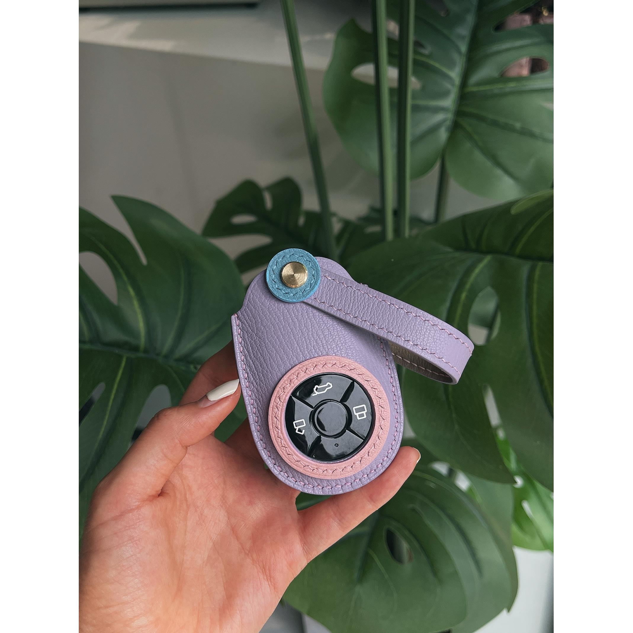 小子的设计欧拉好黑猫汽车真45774皮手钥匙猫套可爱王纯工定制挂
