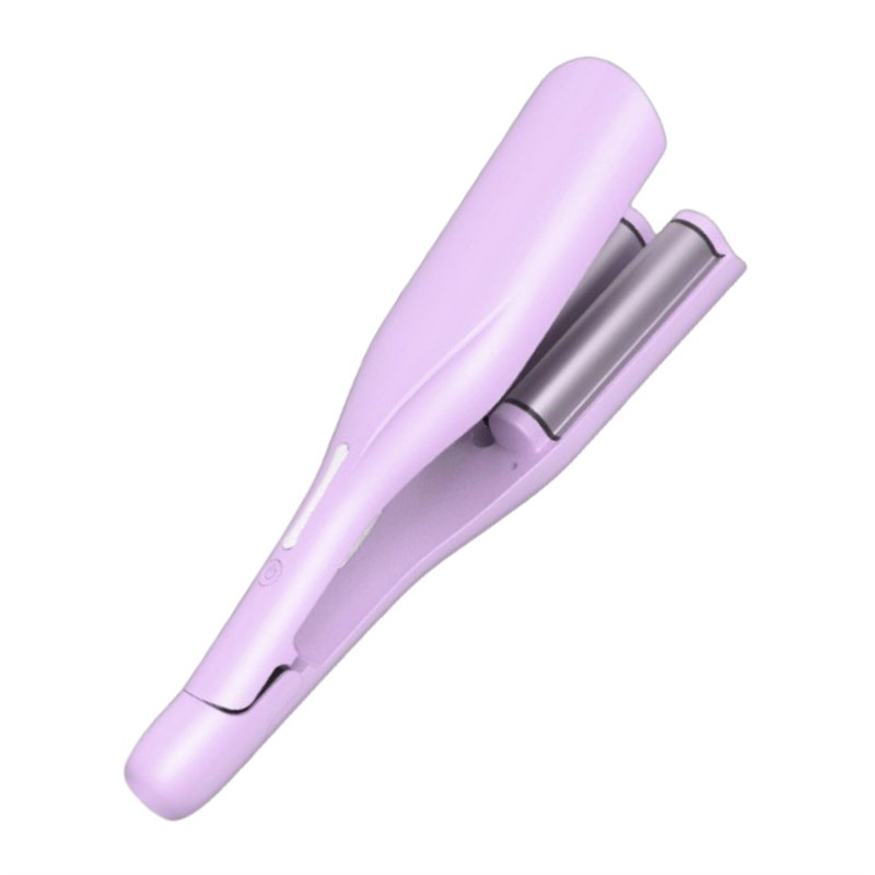 跨境蛋蛋卷36hmm水波纹蛋卷棒学生家用M形美发棒5档温控懒人卷发