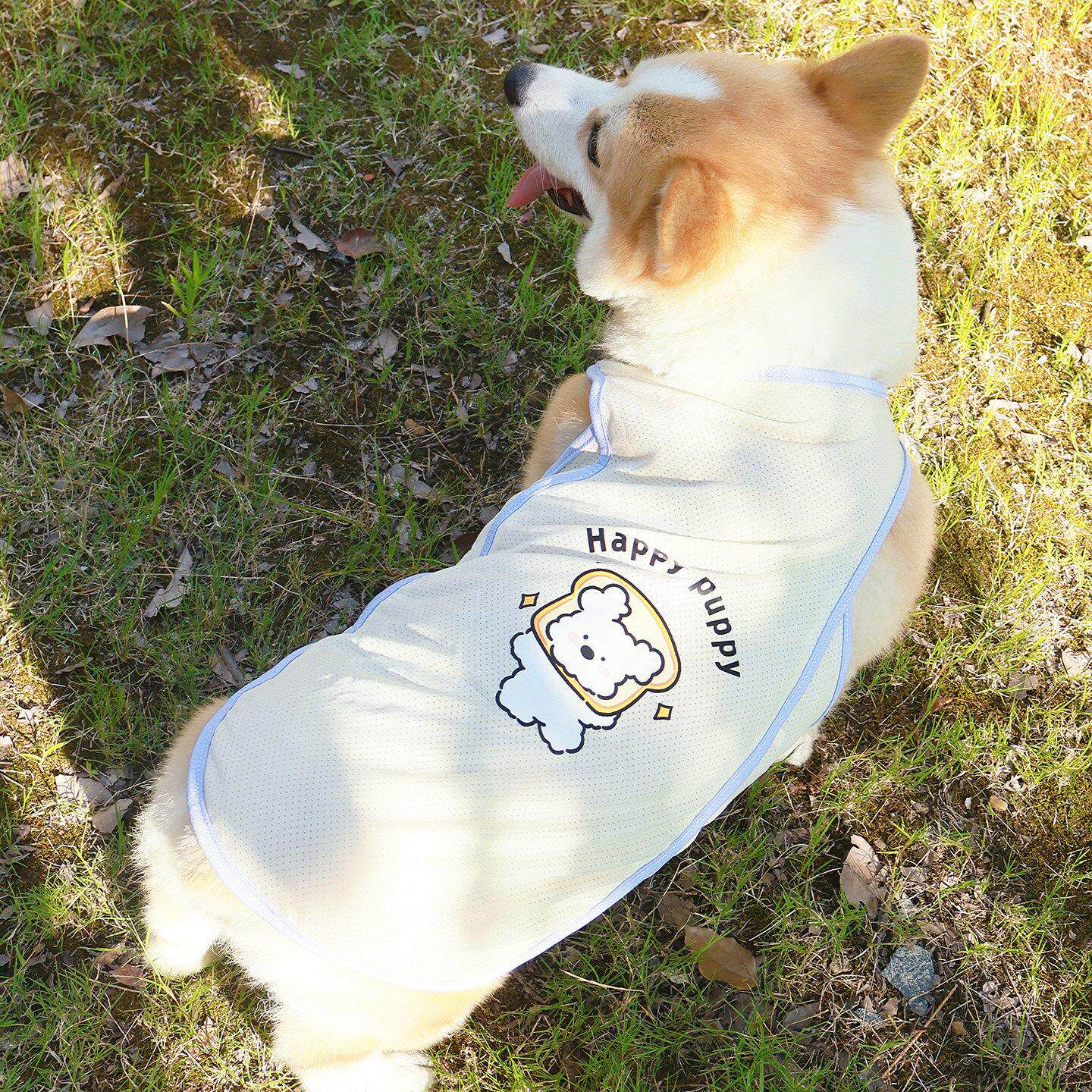 柯基柴犬腊肠狗狗凉凉衣夏天防晒背心薄款透气宠物衣服防掉毛防脏