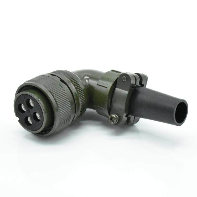 MS3108A22-22S+MS3102A22-22P公母头4芯大电流功率型防水连接器