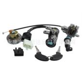 点火开关钥匙组适配GY649cc50cc中国滑板车助力车一键启动