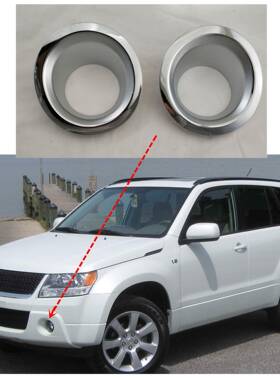 适用于维特拉2008-2013VITARA雾灯罩ABS电镀装饰件雾灯框汽车改装