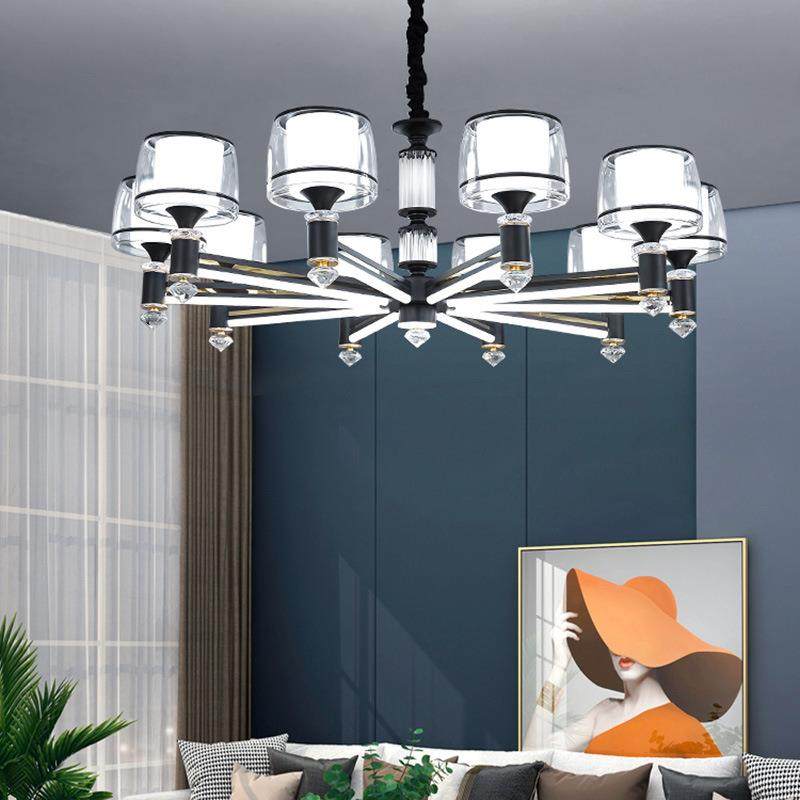 北欧灯具客厅吊灯现代简约新款防尘大气餐厅吊灯家用大厅LED吊灯,金属材料及制品,金属加工件/五金加工件,淘宝优惠券,粉丝福利购,淘宝优惠卷