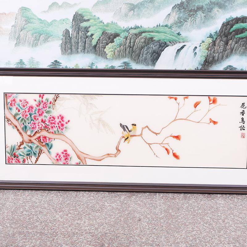 花香鸟语系列苏绣手工刺绣客厅卧室装饰苏绣成品挂画