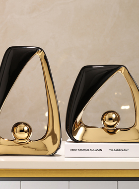 轻奢摆件软装高级感乔迁s新家居客厅电视柜酒柜装饰办公室高端大