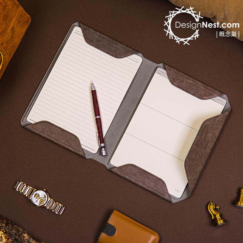 阿乐乐可notebook folder化文件收纳笔记本  创意商务会议磁力本