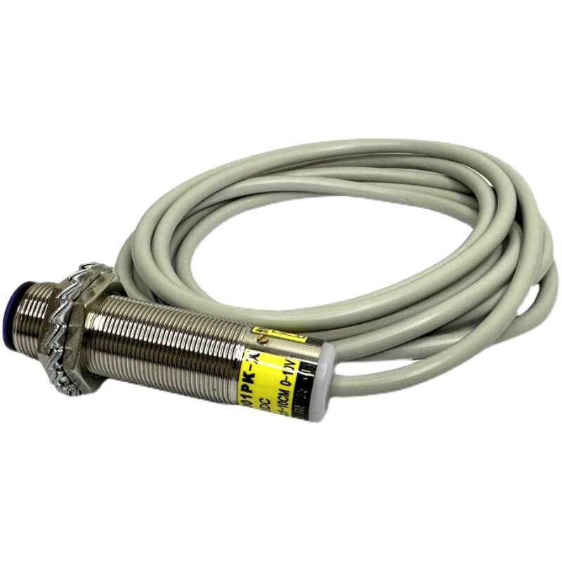 M18光电模拟量接近开关测距线性位移传感器漫反射输出0-10V4-20MA