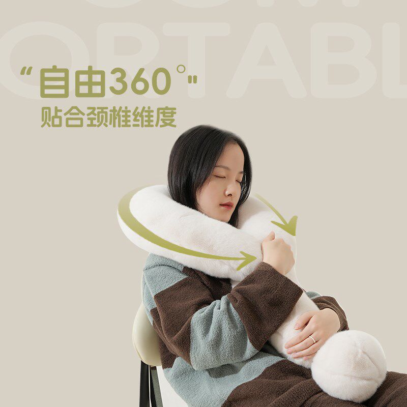 问号抱枕沙发客厅冬季毛绒睡觉夹腿靠枕ins风床头靠垫飘窗靠背垫
