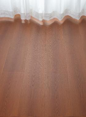 北欧风强化覆合木地板家用12mm防水耐磨环保木质地暖金钢板厂家