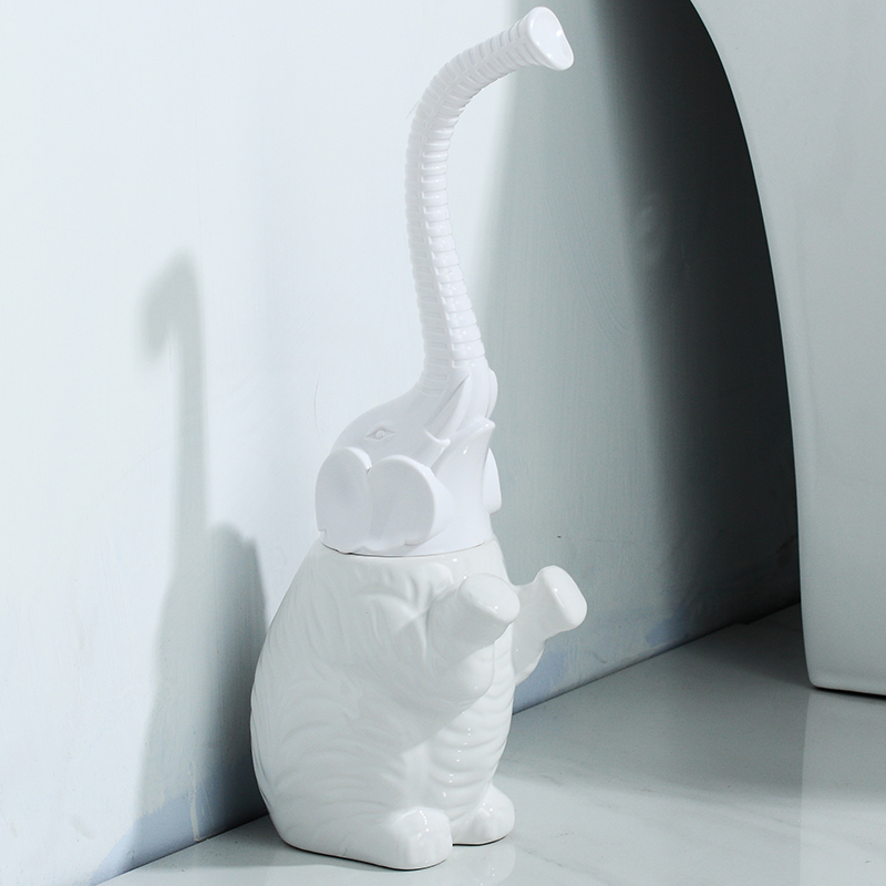 陶瓷马桶刷大象厕所刷家用无死角可替换刷头清洁神器厕所刷洁厕刷