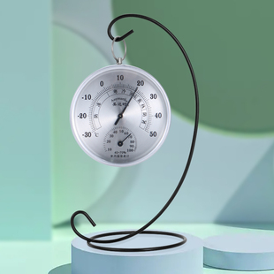 速发室内温度计家用高精度准儿客厅温湿度计婴精好看创意摆件温湿