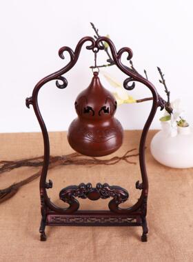 杨铜记 合金框架 铜葫芦吊香炉 铜香炉家居办公室摆件 葫芦吊炉