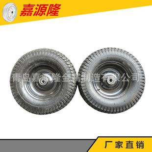 6.50-8草皮花纹充气轮16*650-8手推车气态轮工业大轮胎