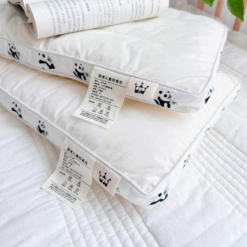 儿童枕头1岁3岁6岁以上纯棉可水洗宝宝枕芯可水洗幼儿园纤维枕