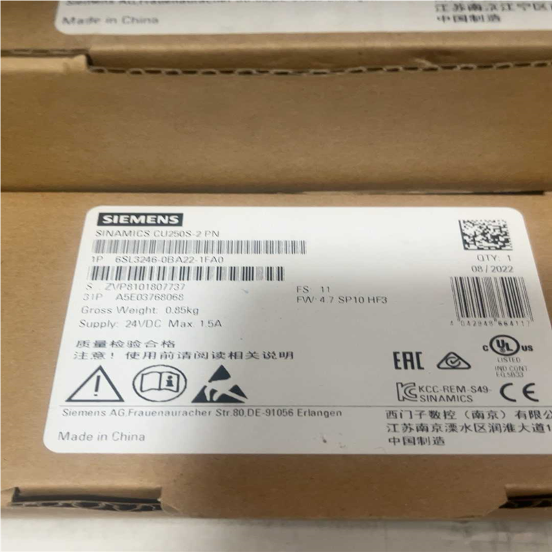 【美亚】6SL3246-0BA22-1FA0全新原装进口未拆封【议价】