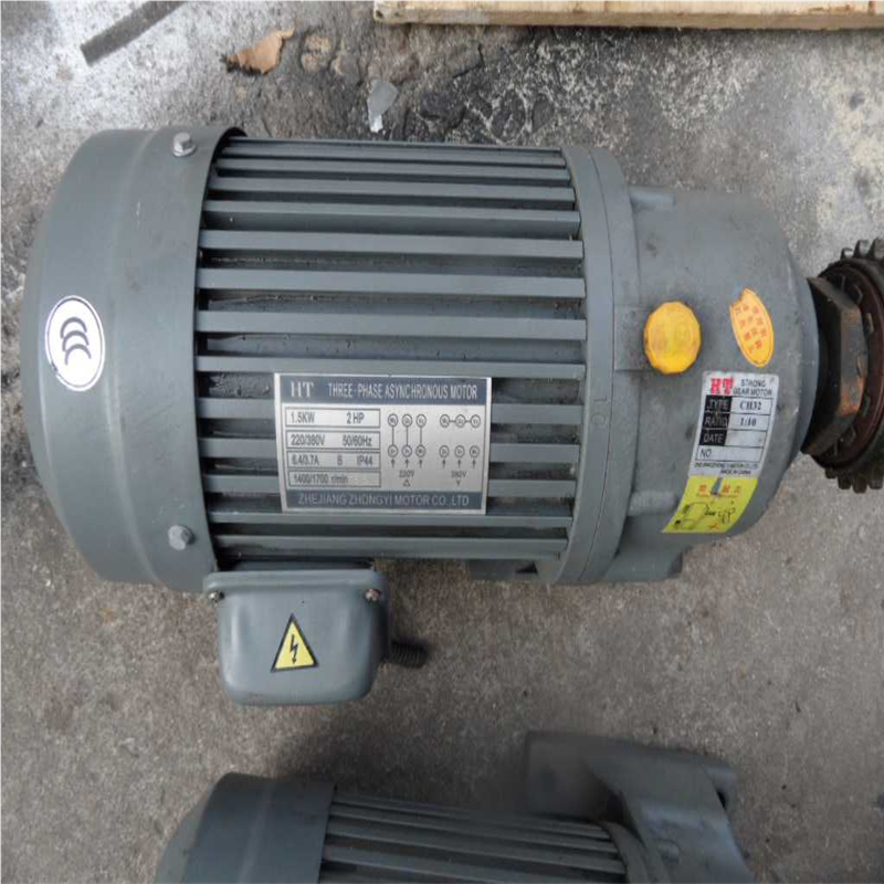 CH32卧式立式1500W齿轮减速电机HT速比10 220/380V浙江中意拆机货