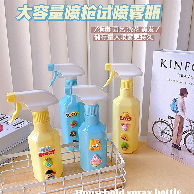 卡通喷壶浇花神器家用洒水气压式消毒专用喷雾浇水大壶喷水分装瓶