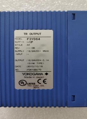 【顺庆】YOKOGAWA 横河 F3YD64-1P  现货6个  包【议价】