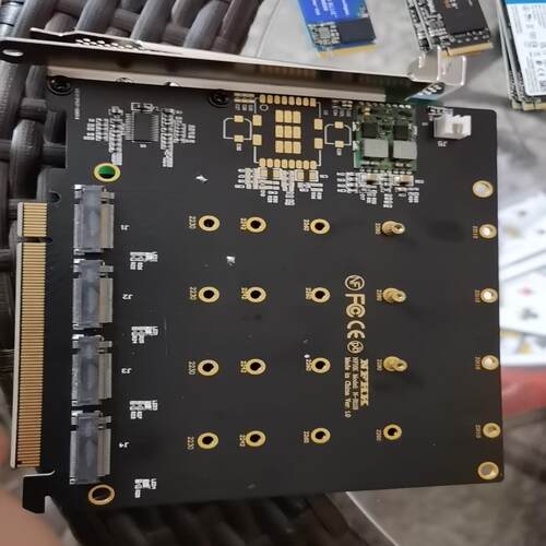 议~PCIe 30 x16转to 4个NVMe M2 NGF