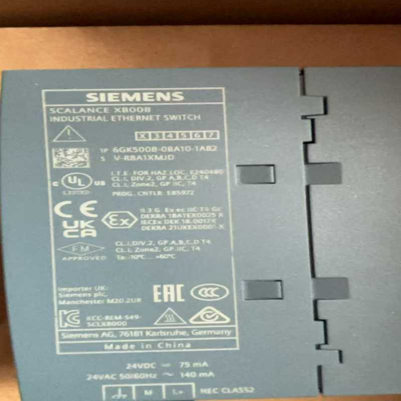 议~6GK5008-0BA10-1AB2几乎，无划痕破损磕碰