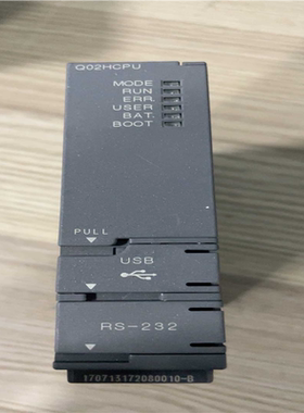 三菱Q系列CPU模块Q02H 成色新 拍前（基数电子）