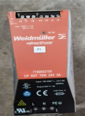 (询价)Weidmuller开关电源7760052105魏德米勒