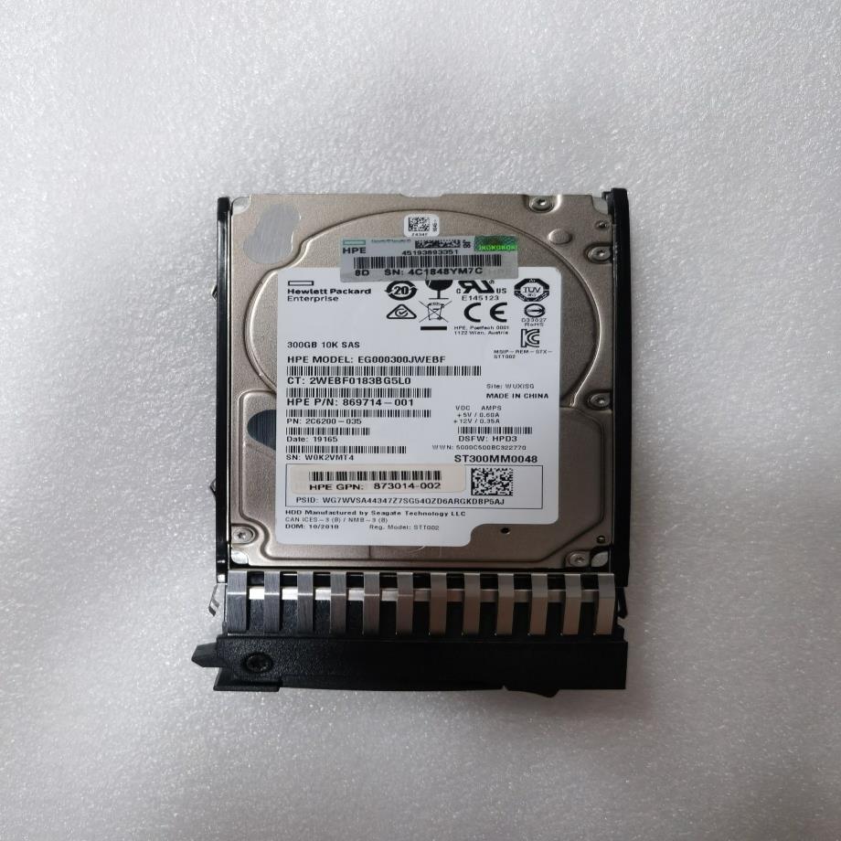 873034-001 HP 300G SAS 12G ST300MM0048 873014-002 869714-001