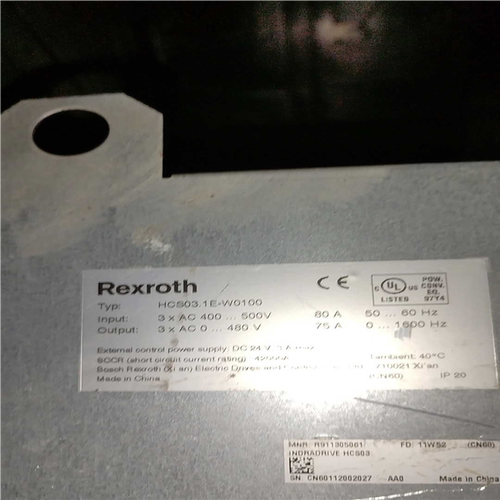 REXROTH/力士乐HCS03.1E-W0100 力士乐驱~询价