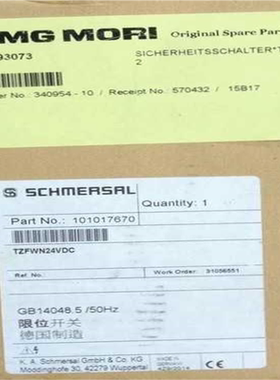 【汇生】Schmersal 101017670 施迈赛全新限位开关【议价】