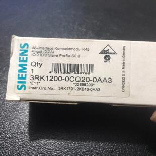 议价 0AA3 紧凑模块 0CQ20 现 3RK1200