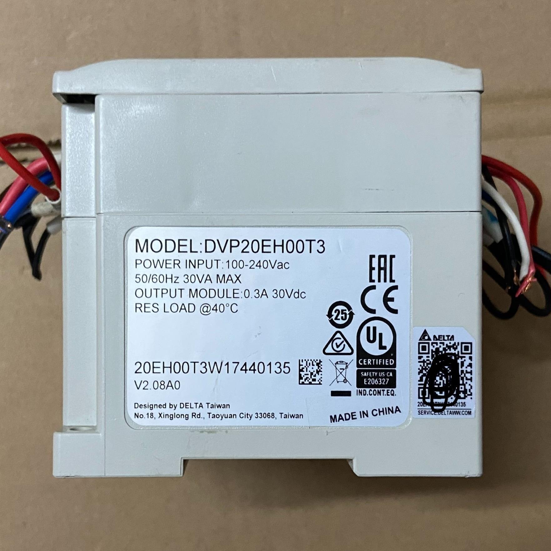 台达 DVP20EH00T3，版本高，年份新~议价