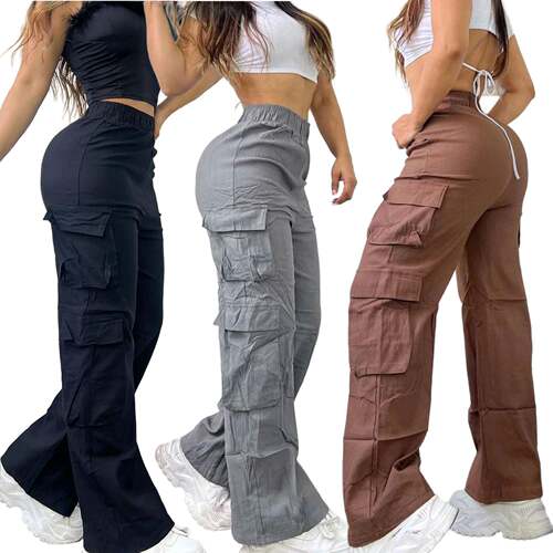 Casual Cargo Pants for Women - 2025 Fashion Multi-Pocket
