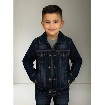 K 37804 Boys Kids Outerwear Denim Jacket Casual牛仔夹克
