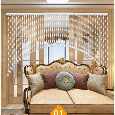 水晶珠帘网红免孔门间帘葫芦装饰台阳隔断玄关RFT过道客厅打洗手
