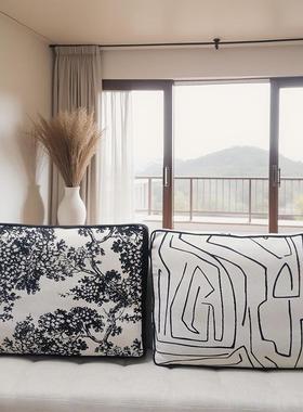 沙发立体靠垫飘窗榻榻米拆床头抱枕枕靠背垫枕套定制靠长方体NLM