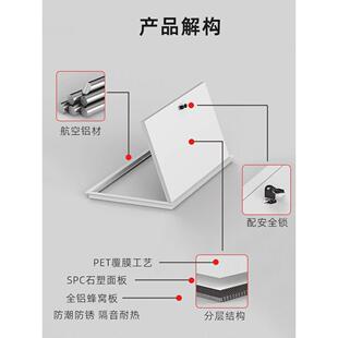 铝WBJ合金空外机检修调门飘窗隔音检修口管井门门消防空调门门可