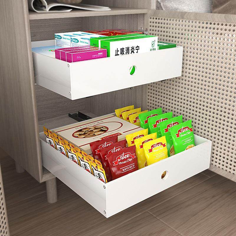 新全PP带料厨房柜内抽屉托盘 托轨道整体橱材柜衣柜化妆品分层收,收纳整理,收纳箱,淘宝优惠券,粉丝福利购,淘宝优惠卷