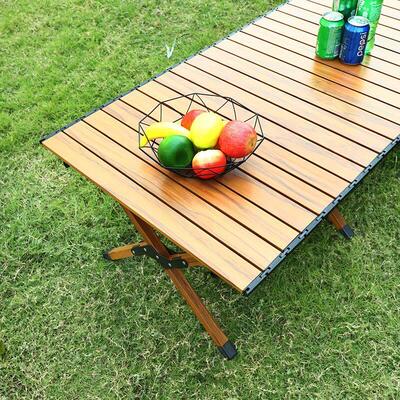 户外折叠dwl-1014桌椅铝合金蛋携卷桌便装式露营桌子公野餐椅子套