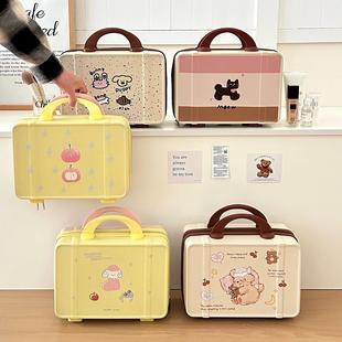 可爱李箱大容量旅行手提箱便携纳行箱化妆QTG收品外化出收纳盒妆