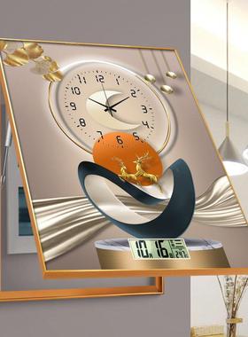 电表箱装饰画竖款竖版万钟年历2025新带电款JDZ时钟表遮挡闸配电