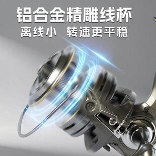 8000 0000 120SHI00型锚鱼轮卷线器路亚卷1线器全属海金钓远投渔