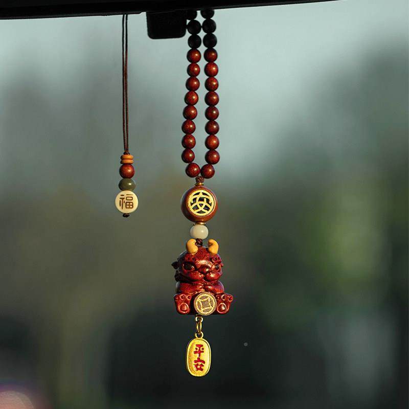 【捡漏巨 巨】小叶紫檀木惠肖祥件龙汽车挂本命年生89085龙车内吊,汽车用品/电子/清洗/改装,车挂,淘宝优惠券,粉丝福利购,淘宝优惠卷