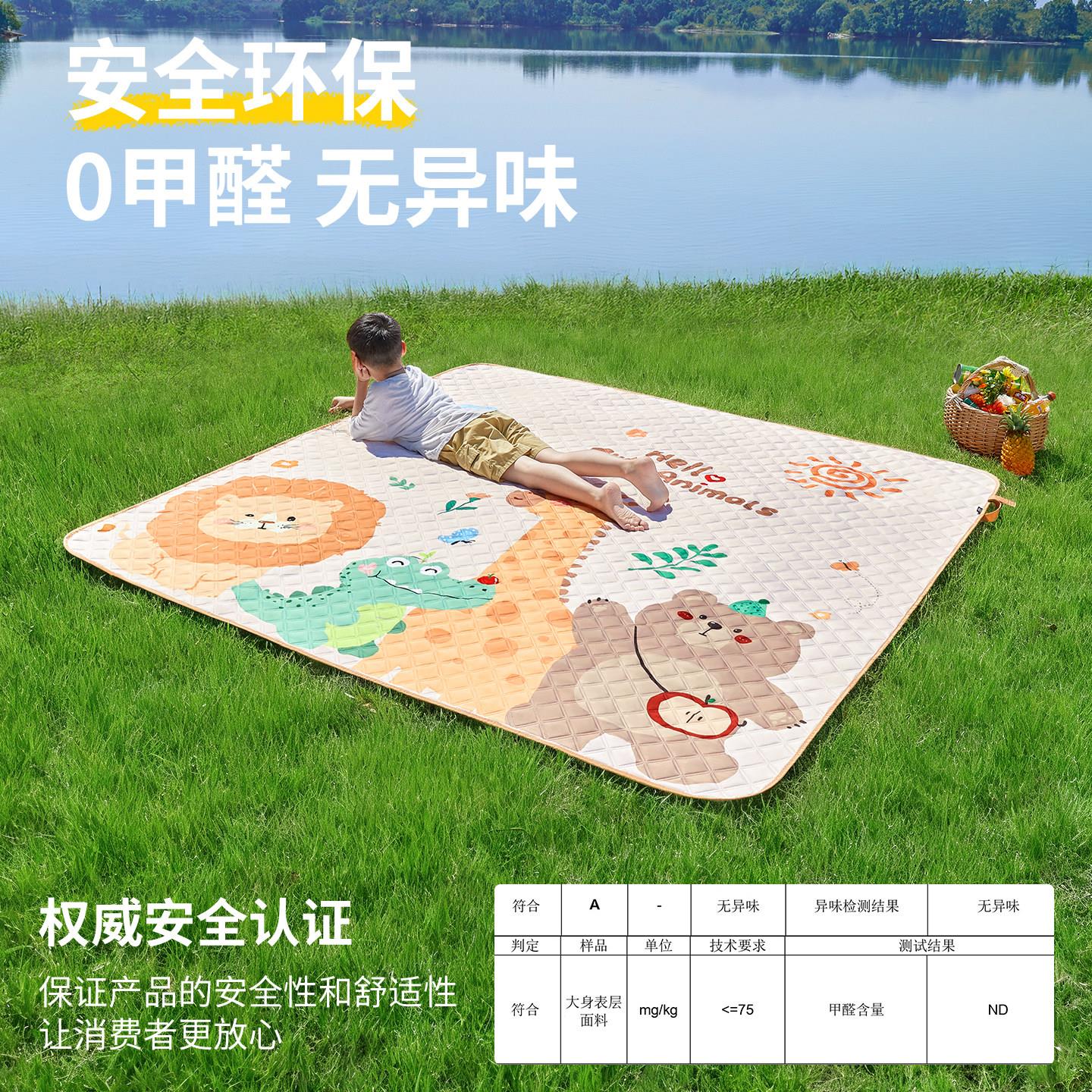 野春餐垫防潮垫加厚户可外露营便垫帐篷地垫携PJ_YGR01野炊游草坪