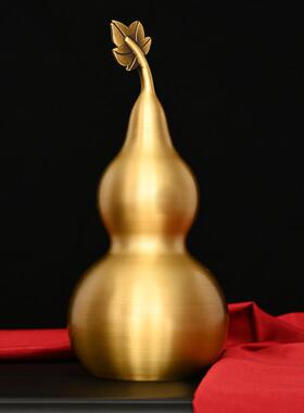 铜葫芦摆件开口铜GGK芦葫芦挂件化门对门家居玄办室公福关字葫挂