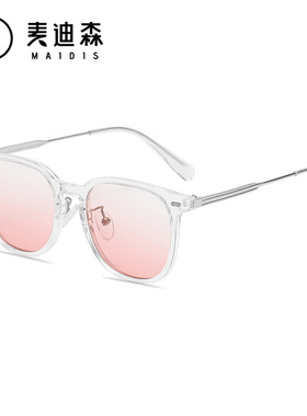 杰特9408新款金属方框眼镜街拍大框墨镜网红素颜防蓝光眼镜可配近