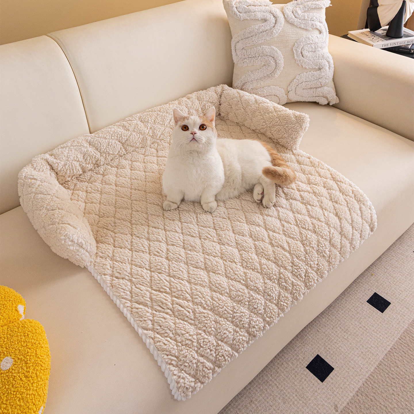 狗窝沙发垫加厚2026冬季新款防滑狗床羊羔绒睡垫毛绒宠物垫子室内,宠物/宠物食品及用品,狗窝/屋/帐篷/沙发,淘宝优惠券,粉丝福利购,淘宝优惠卷